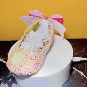 Bling pink shoes
